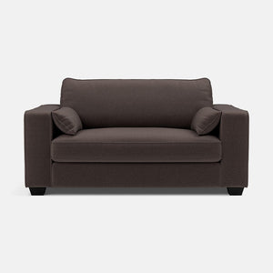 Bloomsbury Luxe Chenille Love Seat - Deep Espresso