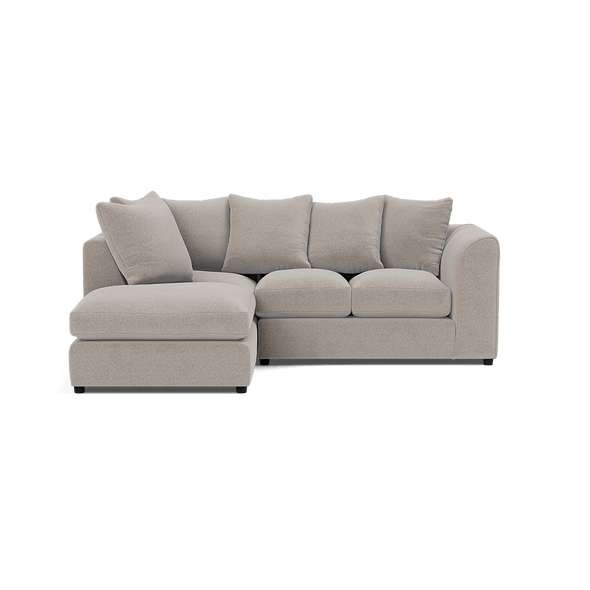 Chelsea Left Corner Sofa - Stone Alone