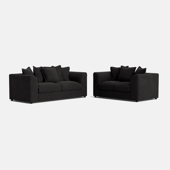 Clapham Luxe Chenille 3 Seater & 2 Seater Set - Roof Top