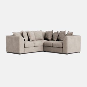 Clapham Luxe Chenille Double Corner Sofa - Summer Linen