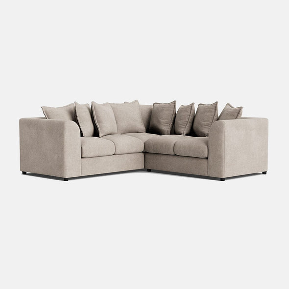 Clapham Luxe Chenille Double Corner Sofa - Summer Linen