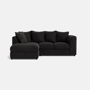 Clapham Luxe Chenille Left Corner Sofa - Roof Top