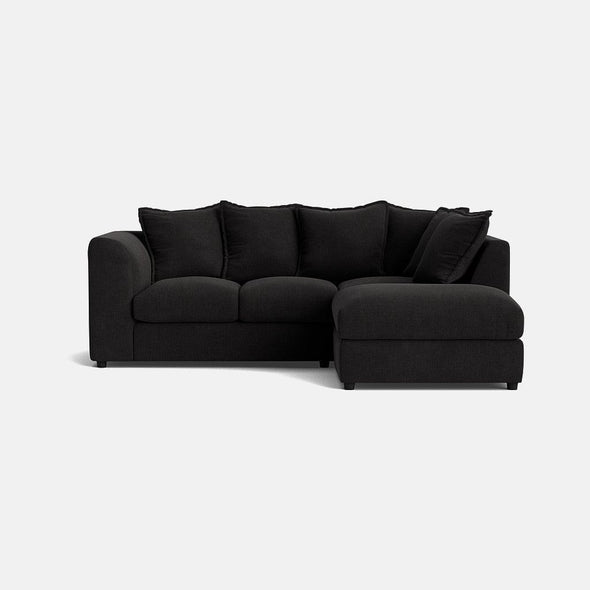 Clapham Luxe Chenille Right Corner Sofa - Roof Top