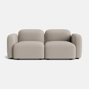 Copenhagen Soft Woven Texture Medium Sofa - Balanced Greige