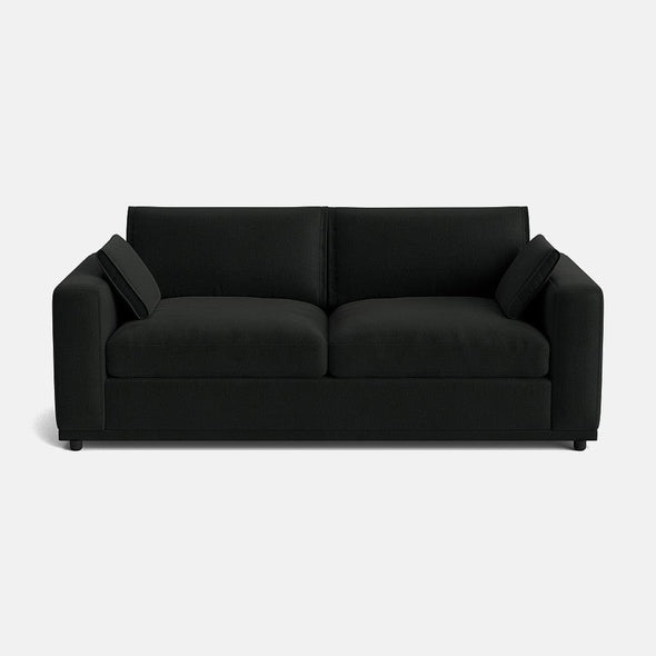 Edgware Luxe Chenille 3 Seater - Deep Charcoal