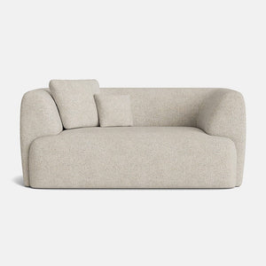 Hoxton Textured Boucle 2 Seater Sofa - Dusty Cream