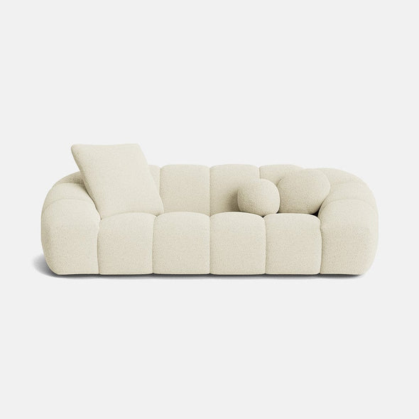 Marisa Soft Boucle 3 Seater Sofa - Cool Cotton