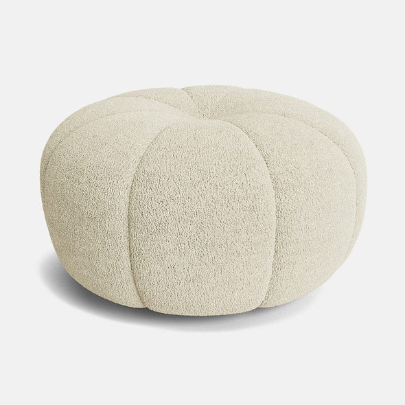 Marisa Soft Boucle Footstool - Cool Cotton