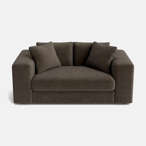 Niko Luxe Chenille 2 Seater Sofa - Moody Mocha