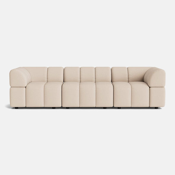 Nobu Soft Chenille Large Sofa - Soft Cloud