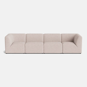 Nova Soft Textured Chenille XL Sofa - Pebble Drift