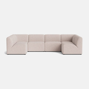 Nova XL U Shape Open End Sofa - Pebble Drift