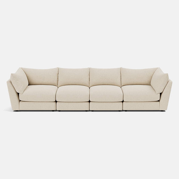 The Dreamer Soft Linen Look XL Sofa - Soft Dusk
