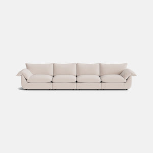 Inez Luxe Chenille XL Sofa - Cashmere Stone