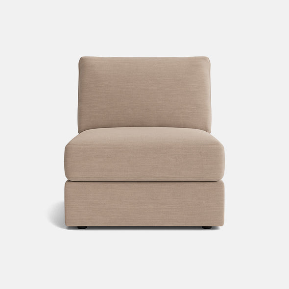 Lumi Single Piece Sofa in Ash Taupe