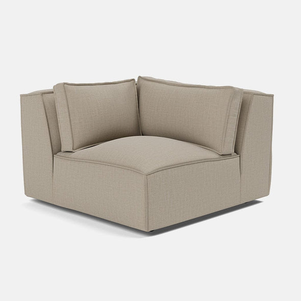 Marylebone Luxe Chenille Corner Piece - Soft Truffle